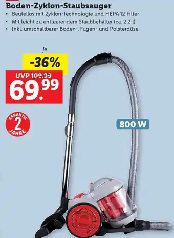 Lidl Boden-Zyklon-Staubsauger Angebot