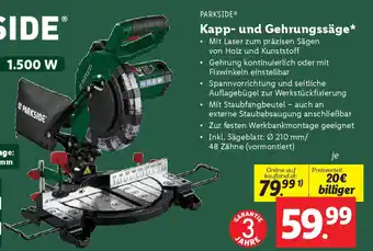 Lidl Kapp- und Gehrungssäge Angebot