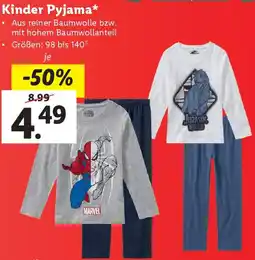 Lidl Kinder Pyjama Angebot