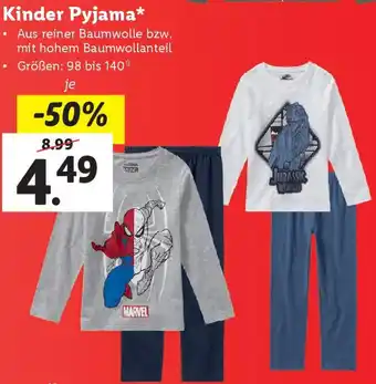 Lidl Kinder Pyjama Angebot