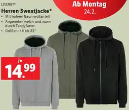 Lidl Herren Sweatjacke Angebot