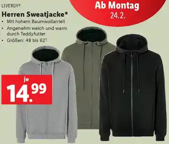 Lidl Herren Sweatjacke Angebot