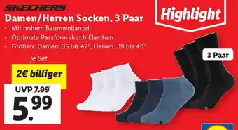 Lidl Damen/Herren Socken Angebot