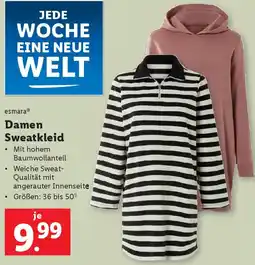 Lidl Damen Sweatkleid Angebot