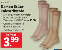 Lidl Damen Stütz- kniestrümpfe Angebot