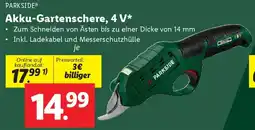 Lidl Akku-Gartenschere Angebot