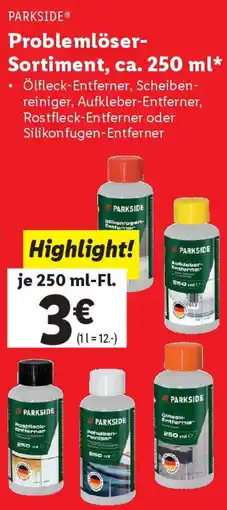 Lidl Problemlöser- Sortiment Angebot