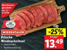 Lidl Frische Rindsschnitzel Angebot