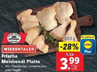 Lidl Frische Maishendl Platte Angebot