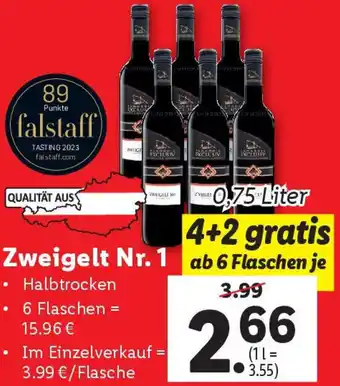 Lidl Zweigelt Nr. 1 Angebot