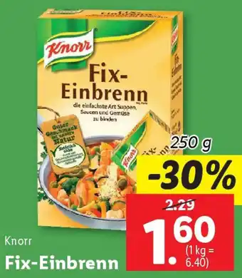 Lidl Fix- Einbrenn Angebot