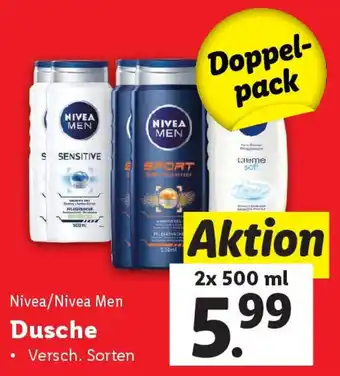 Lidl Nivea/Nivea Men Dusche Angebot