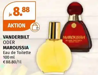 Müller Vanderbilt oder maroussia  Eau de Toilette Angebot