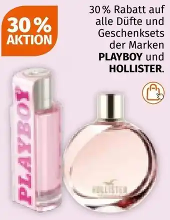 Müller auf alle Düfte und Geschenksets der Marken PLAYBOY und HOLLISTER Angebot