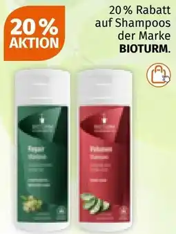 Müller auf Shampoos der Marke BIOTURM Angebot