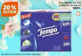 Müller auf alle Artikel der Marke TEMPO Angebot