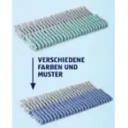 Hofer Wäscheklammern versch. Farben und Muster HOFER Angebot