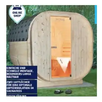 Hofer Outdoor Sauna Cube XL HOFER Angebot