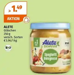 Müller ALETE Gläschen Angebot