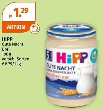 Müller HIPP Gute Nacht Brei Angebot