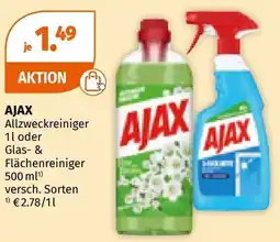 Müller AJAX Allzweckreiniger oder Glas- & Flächenreiniger Angebot