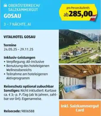 Hofer Gosau Angebot