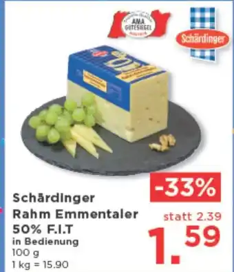 Unimarkt Schärdinger Rahm Emmentaler 50% F.I.T Angebot