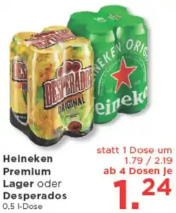 Unimarkt Heineken Premium Lager oder Desperados Angebot