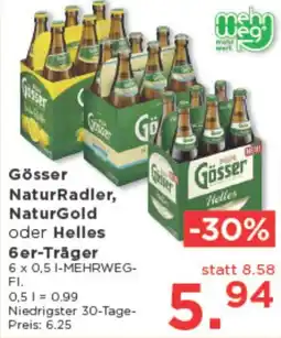 Unimarkt Gösser NaturRadler, NaturGold oder Helles Angebot