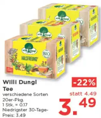 Unimarkt Willi Dungl Tee Angebot