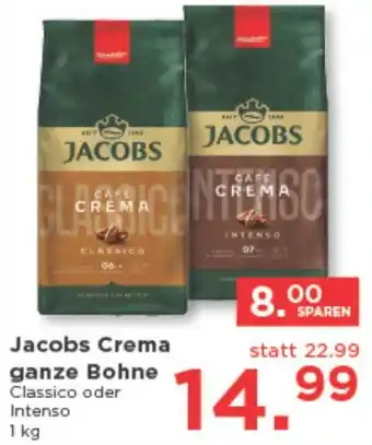 Unimarkt Jacobs Crema ganze Bohne Angebot