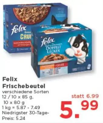 Unimarkt Felix Frischebeutel Angebot