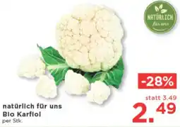 Unimarkt natürlich für uns Bio Karfiol Angebot