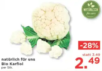 Unimarkt natürlich für uns Bio Karfiol Angebot