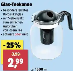 Thomas Philipps Glas-Teekanne Angebot