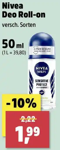 Thomas Philipps Nivea Deo Roll-on Angebot