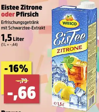 Thomas Philipps Eistee Zitrone oder Pfirsich Angebot