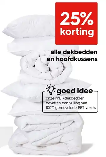 HEMA alle dekbedden en hoofdkussens Angebot