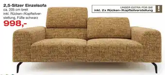 Polstermöbel Fischer 2,5-Sitzer Einzelsofa Angebot