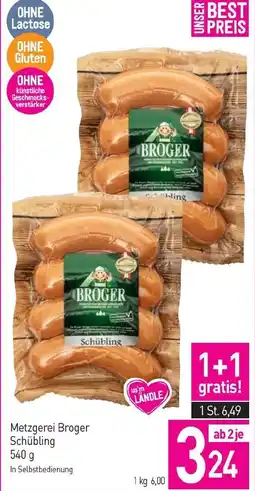 Sutterlüty Metzgerei Broger Schübling Angebot