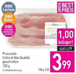 Sutterlüty Prosciutto Cotto di Alta Qualitá geschnitten Angebot