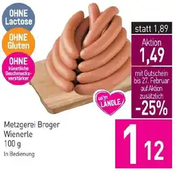 Sutterlüty Metzgerei Broger Wienerle Angebot