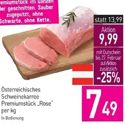 Sutterlüty Österreichisches Schweinekarree Premiumstück,,Rose Angebot