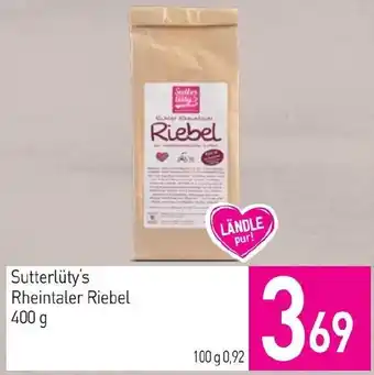 Sutterlüty Sutterlüty's Rheintaler Riebel Angebot