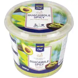 Metro Guacamole scharf, Preisangabe ohne MwSt. (Preis inkl. MwSt. 13,19 €), METRO Angebot