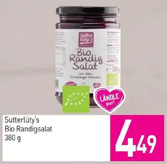 Sutterlüty Sutterlüty's Bio Randigsalat Angebot