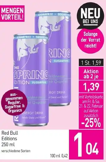 Sutterlüty Red Bull Editions Angebot