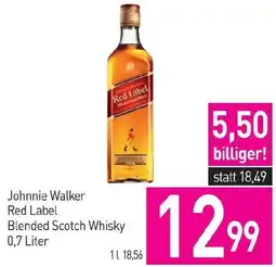 Sutterlüty Johnnie Walker Red Label Blended Scotch Whisky Angebot