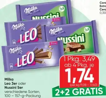 SPAR Gourmet Milka Riegel Leo Angebot