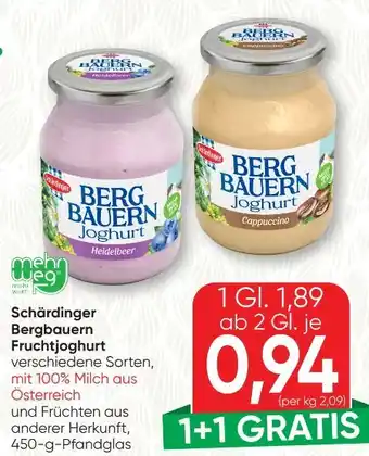 SPAR Gourmet Schärdinger Bergbauern Joghurt Angebot